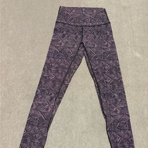 lululemon athletica Geometric Purple Leggings